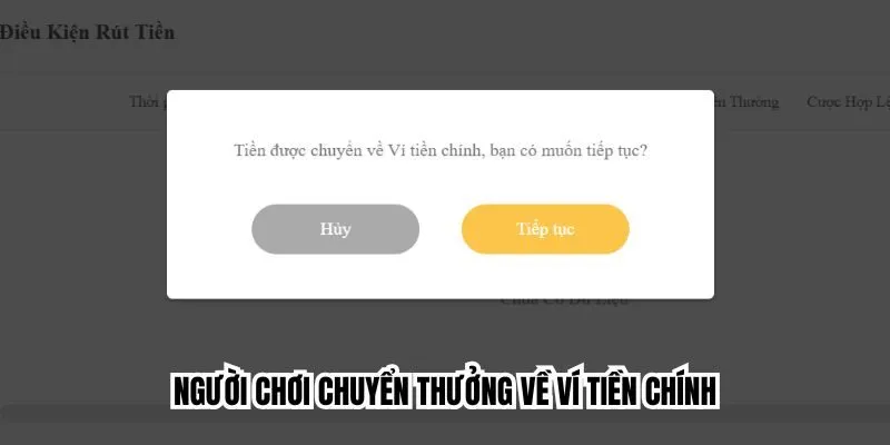 Rút Tiền PG88 2 Người chơi chuyển thưởng về ví tiền chính